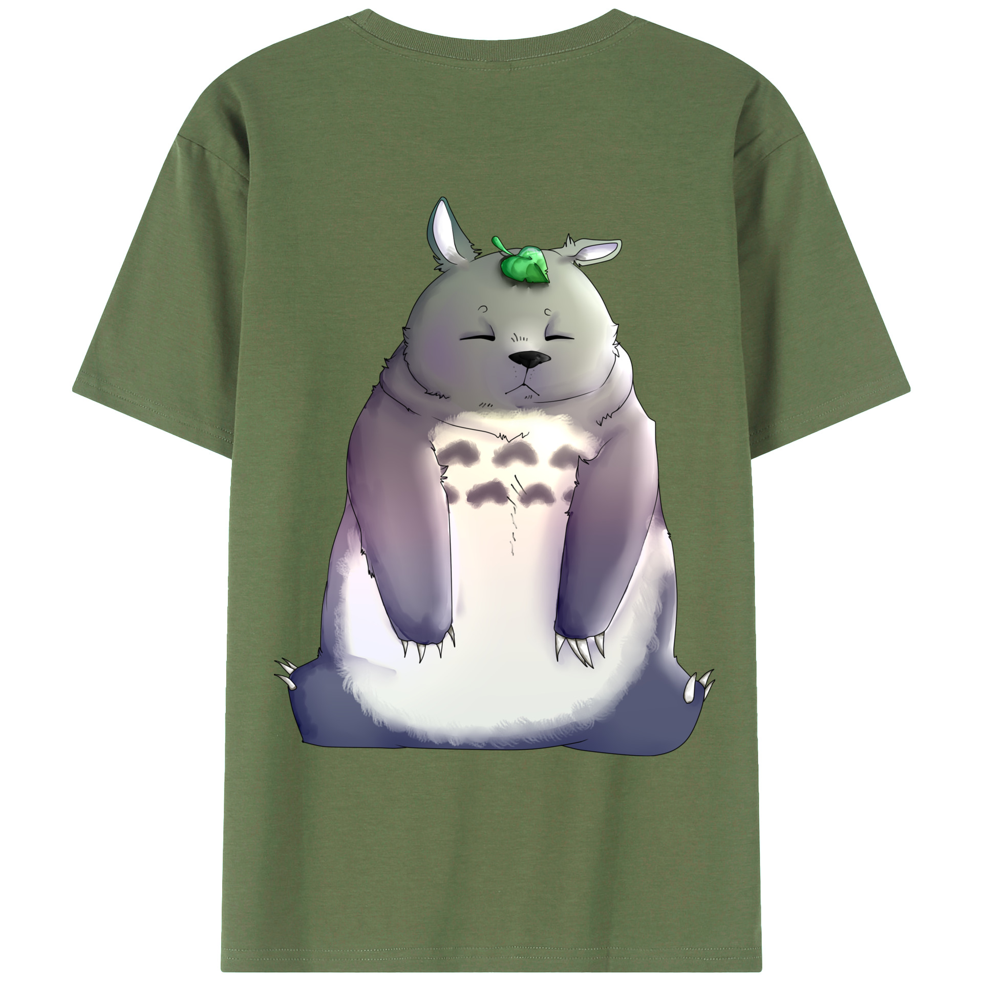 （画像用） となりのトトロ 草壁メイ 草壁サツキ My Neighbor Totoro Satsuki Kusakabe Mei Kusakabe 綿100％ メンズ半袖Tシャツ（バックプリント） 通気性